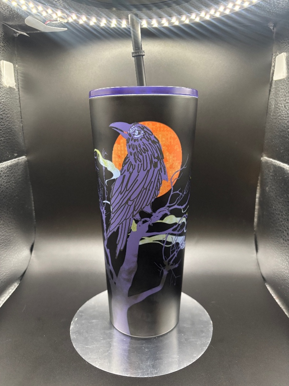 NWT Starbucks Halloween Glow in the Dark Raven Edger Allen Poe Edition RARE